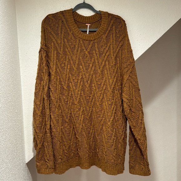 Free people Isla cable stitch tunic sweater - Picture 2 of 7